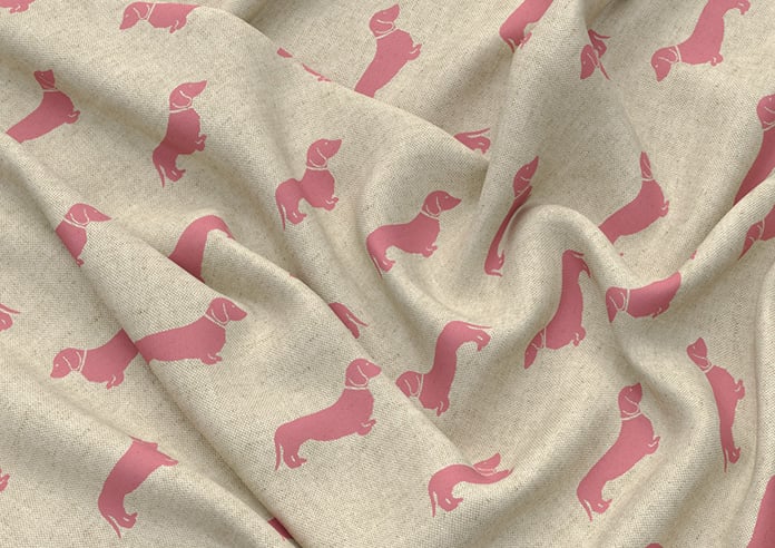 Emily Bond Peggy, Raspberry - Twist&Fit Roman Blind - Image 4